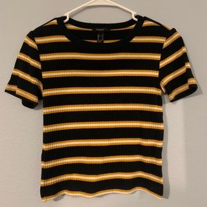 Black and yellow basic top!
